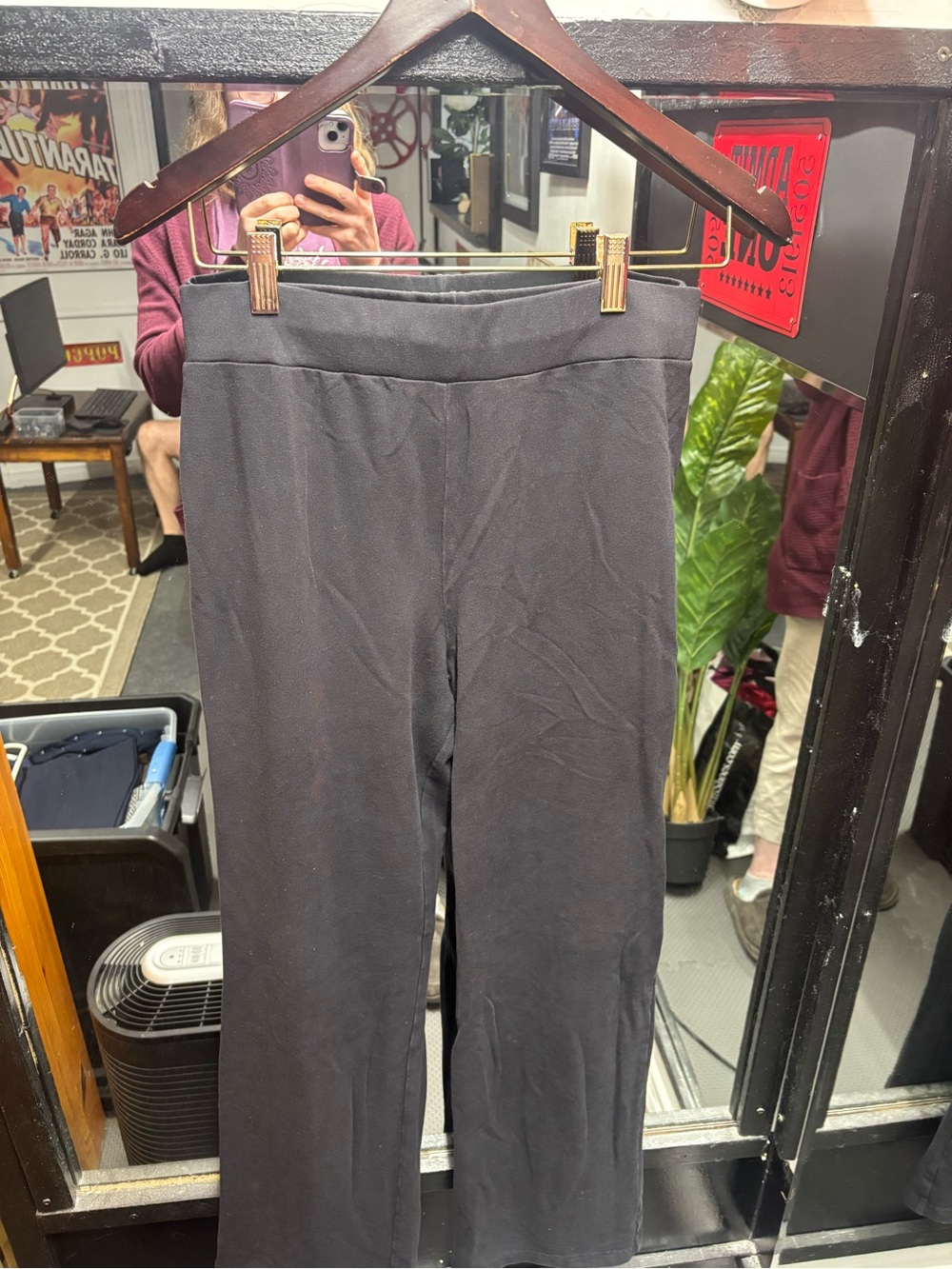 Jones New York Black Wide-Leg Stretch Pants
